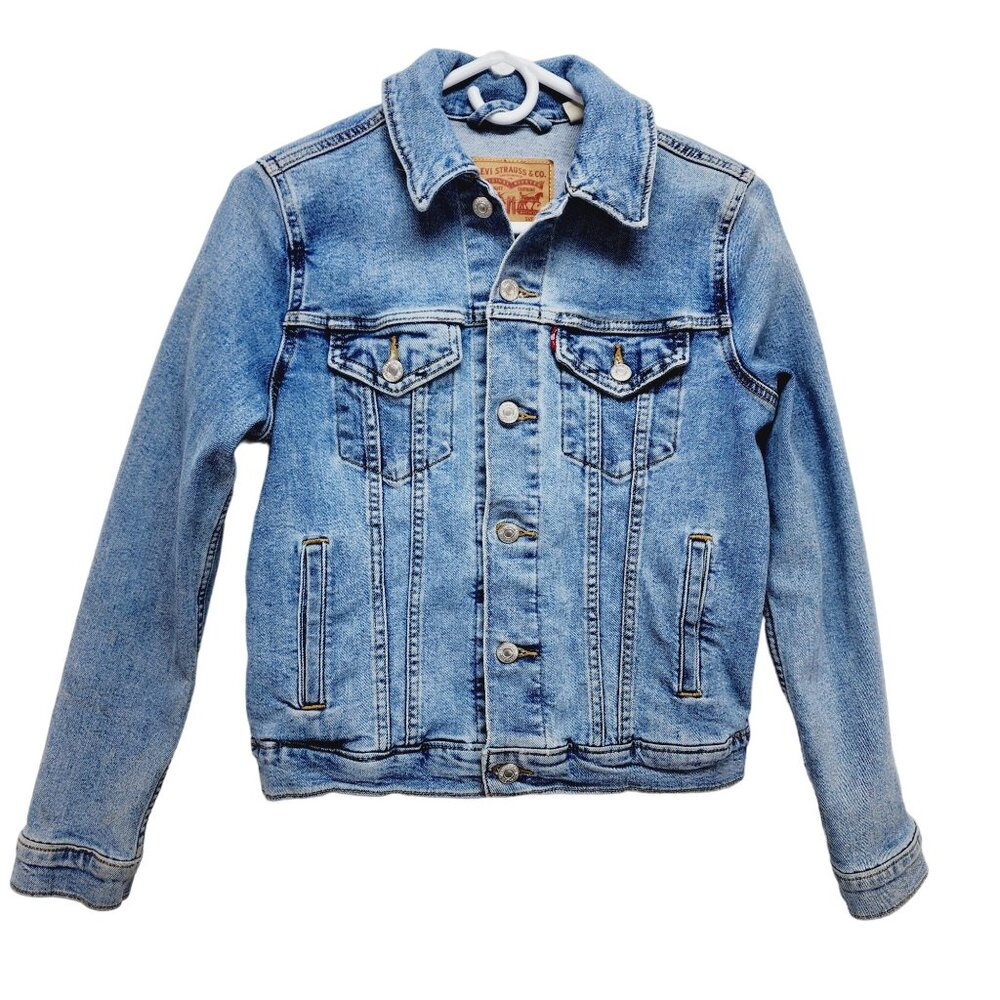 Levis Women’s Classic Denim Trucker Jacket Small S blue